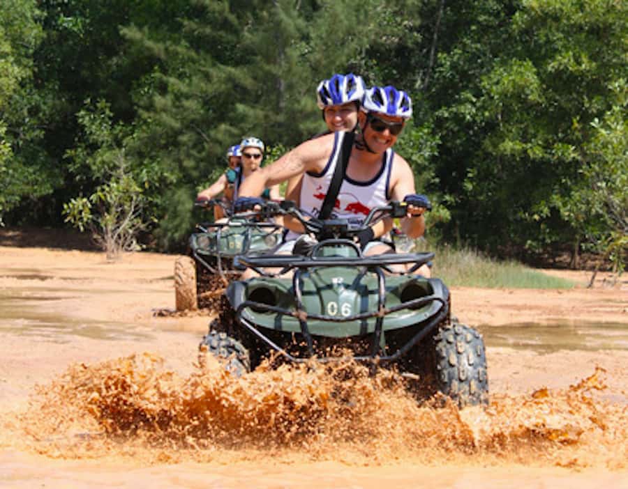 Phuket: ATV Mangrove Jungle & Hidden Beach Tour - The first hour: plantations, villages and rainforest tracks