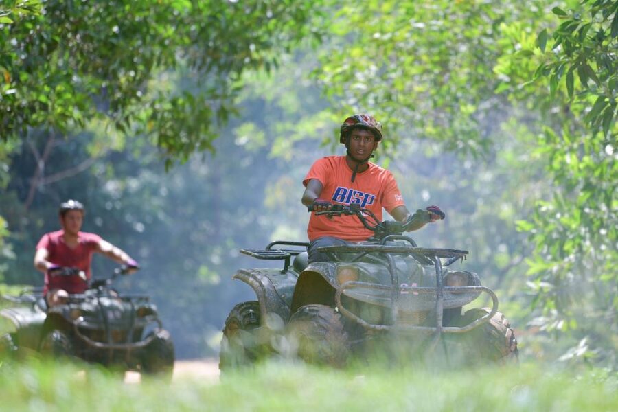 Phuket: ATV Mangrove Jungle & Hidden Beach Tour - Rope bridge and flying fox options