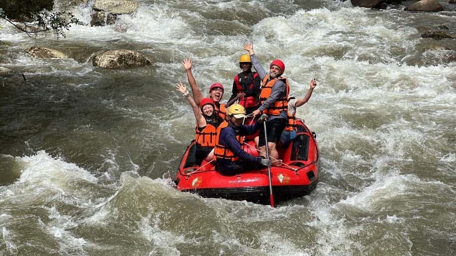 Phuket: Bamboo Rafting 5KM + ATV 30MIN with Adv Raft Option - The van ride is part of the calculation