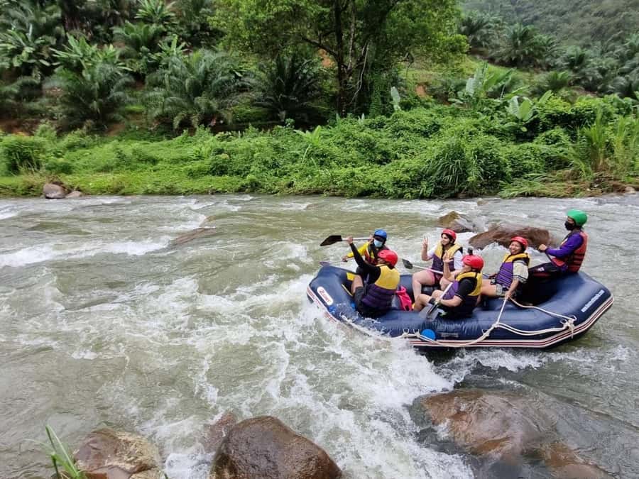 Phuket: Monkey Cave, Water Rafting, Zipline with ATV Option - The forest mini-trek and waterfall stop