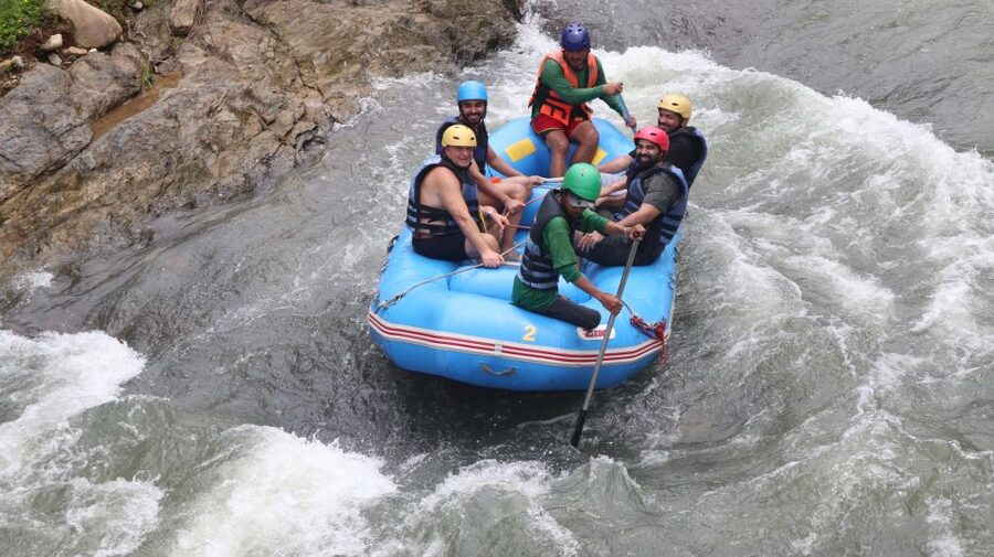 Phuket: Monkey Cave, Water Rafting, Zipline with ATV Option - The zipline is short, low, and best for first-timers
