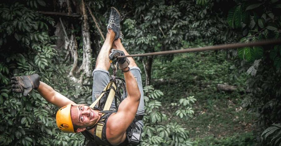 Phuket: Private ATV, Zipline & Phuket City Tour - Ao Sane Beach, lunch, and limited snorkeling time