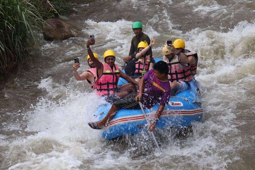 Phuket: Rafting 5KM and ATV Ride 30MIN Adventures - Lunch, the waterfall, and the pace between activities