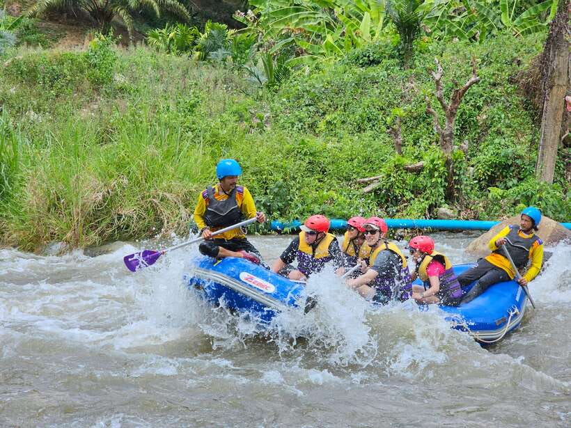 Phuket: White Water Rafting, ATV, and Zipline Adventure - Suwan Khuha Temple and the Monkey Cave stop