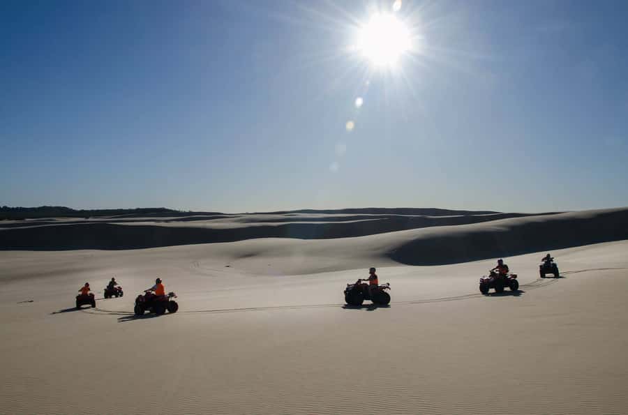 Port Stephens: Worimi Sand Dune Quad Bike Adventure - Tackling 12 to 30-metre sand dunes