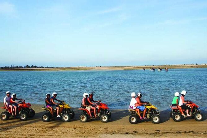 Private 3h00 quad ride on the island of Djerba - Sand tracks, village roads, and the blue lagoon