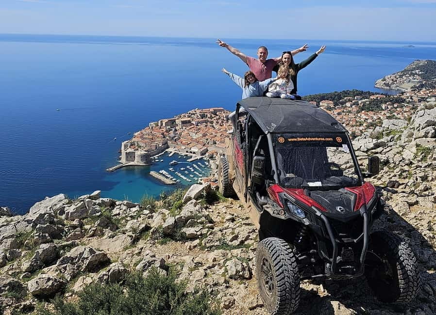 Private Buggy Panorama Adventure /2 hours-2 hills Viewpoint - From Dubrovnik roads to Srđ Hill