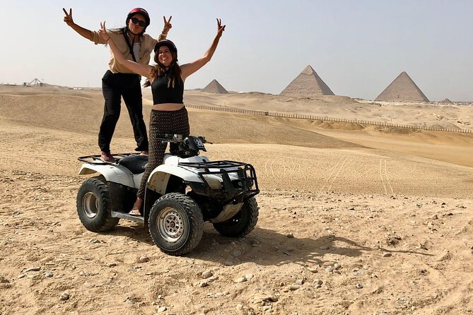 Private Giza Pyramids, Sphinx, Quad Bike, Camel Ride, Nile Dinner Cruise - Local bazaars and an optional lunch stop