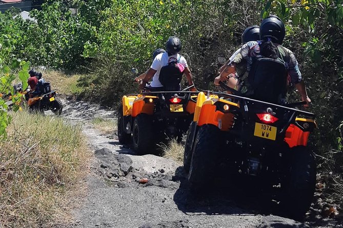 Private Island Tour by ATV / QUAD - Leaving the resort beach behind
