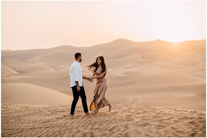Private Morning Desert Safari Dubai with Dune Bashing & Sandboard - Sandboarding on the Lahbab dunes