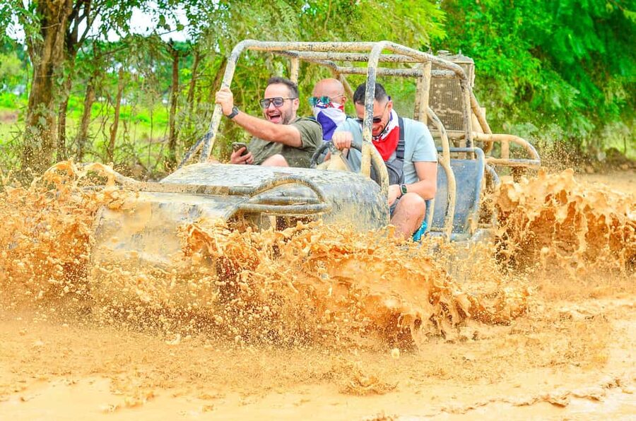 Punta Cana Amazing Dune buggy For Small Groups and Pickup - Swimming in the cenote