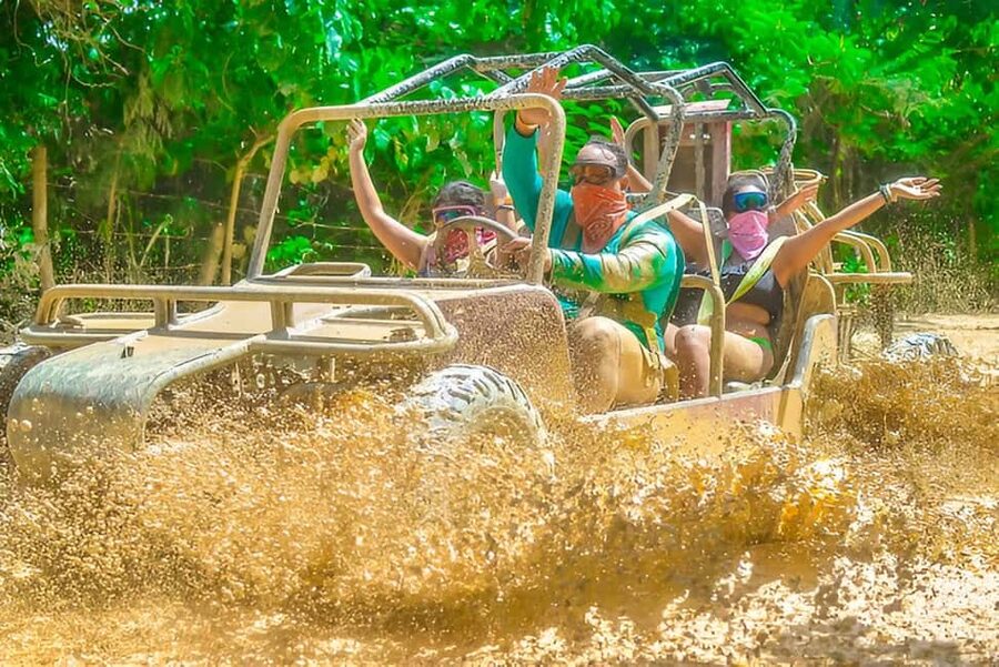 Punta Cana: Buggy Excursion with Macao Beach and Cave Swim - A muddy start in rural Punta Cana