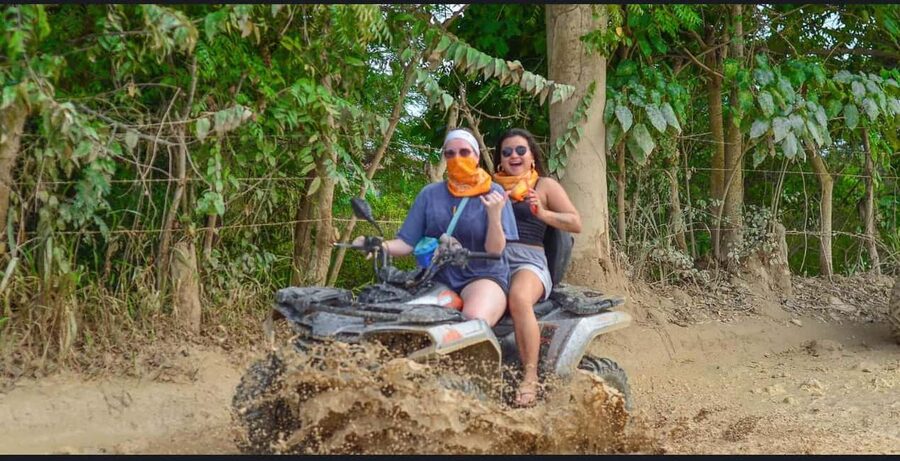 Punta Cana: Buggy or ATV Tour on the Beach and Cenote Visit - Macao Beach, with a short break from the mud