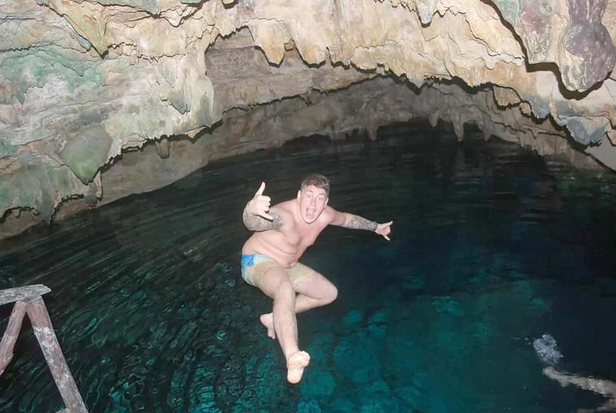 Punta Cana: Extreme Buggy Tour with River Cave & Macao Beach - Entering the Taíno cave