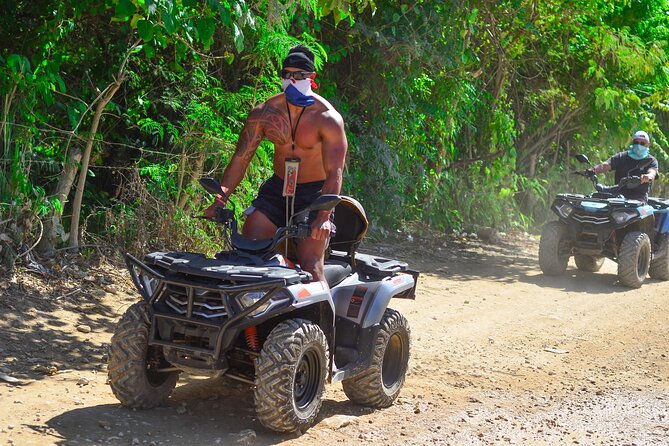Punta Cana Half Day 4x4 ATV Adventure - The ATV ride: dirt, palms, and a careful pace