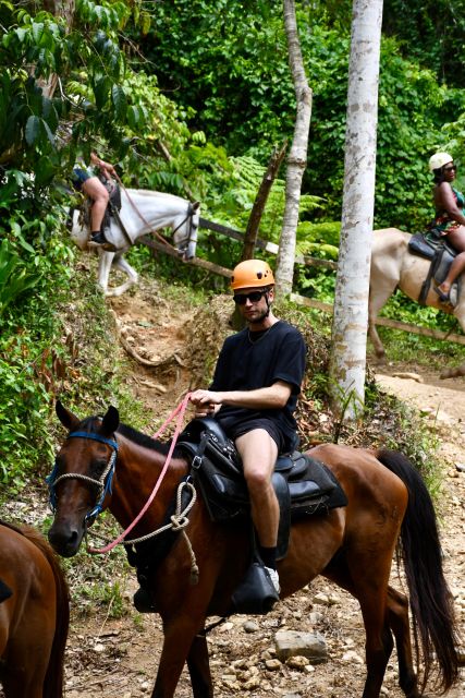Punta Cana: Zipline, Chairlift, Buggy & Horse Ride Adventure - A calm horse ride through the jungle