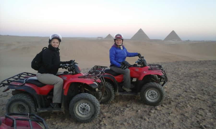Pyramids of Giza: 1-Hour Quad Bike Desert Safari - The one-hour quad bike route