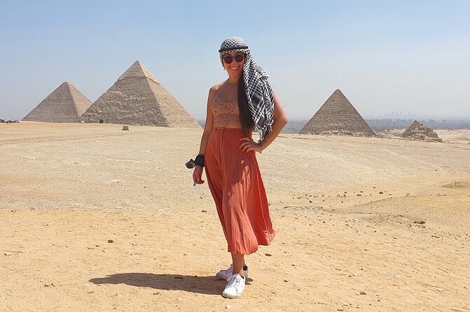 Pyramids of giza ,Sphinx,riding camel and driving a quad bick ATV. - One hour on an ATV in the desert