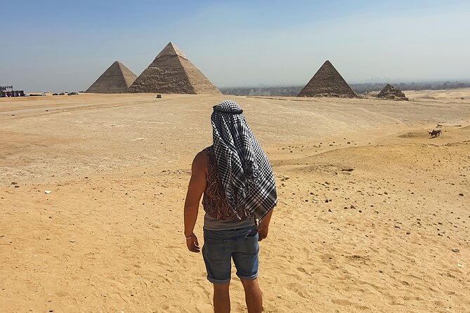 Pyramids of giza ,Sphinx,riding camel and driving a quad bick ATV. - Why the private car and small format matter