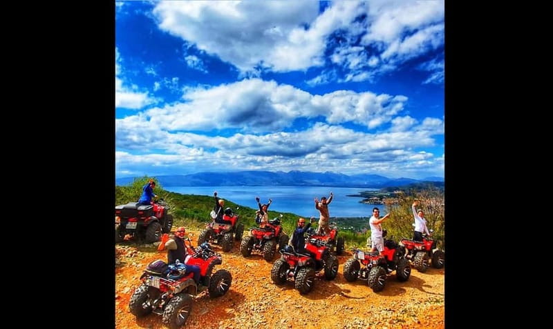 Quad ATV Bike Galicica, from Ohrid. - Riding alone or sharing one quad