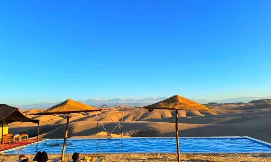 Quad bike and Lunch & Pool in Desert Marrakech Agafay - Pool time gives the afternoon a second rhythm