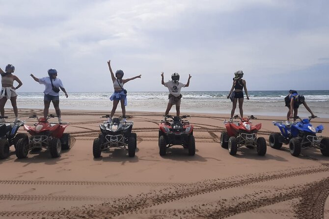 Quad Bike and Sandboarding on Sand Dunes Wild Beach - What the $73.28 price covers