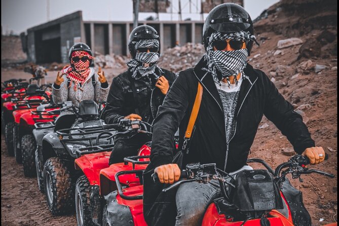 Quad Bike ATV Tours in Desert of Giza Pyramids with Egyptian Tea - Pyramid photo stops and the guide’s camera work