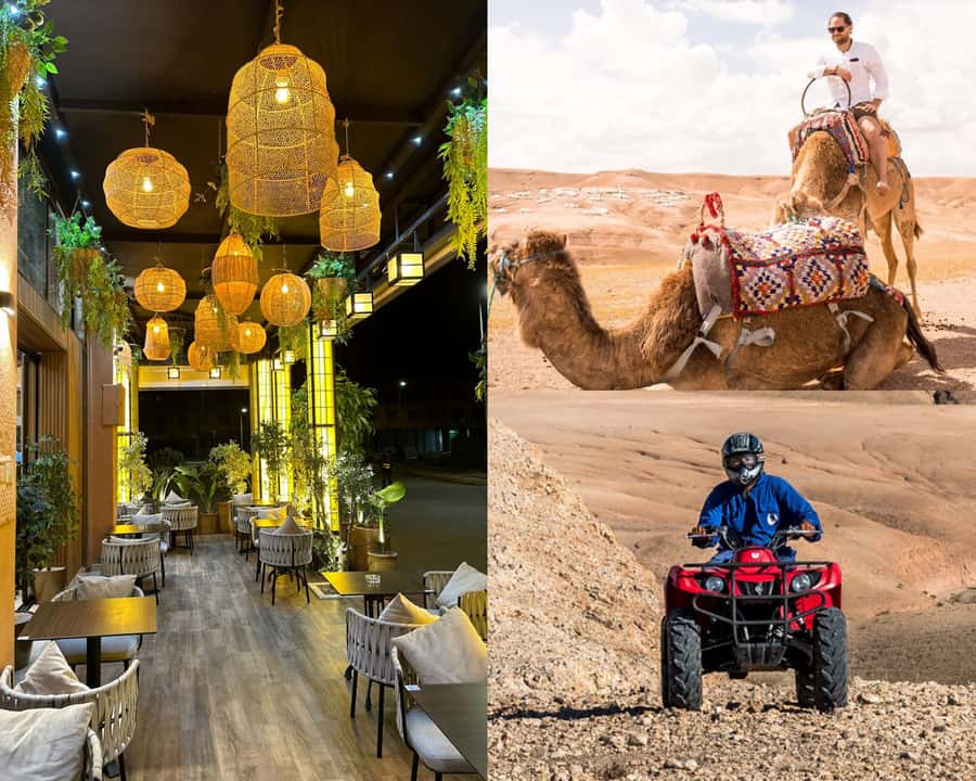Quad bike & Camel ride in Agafay with dinner at Chouf L’or - Key points at a glance