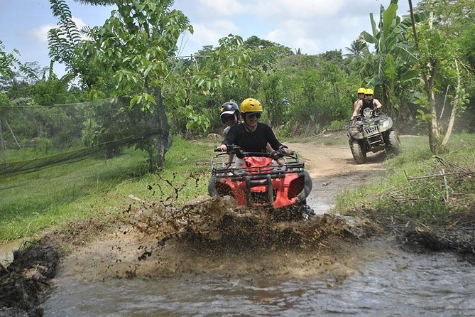 Quad Bike Ride and Snorkeling at Blue Lagoon Beach All-inclusive - The Ubud ATV course gets properly muddy