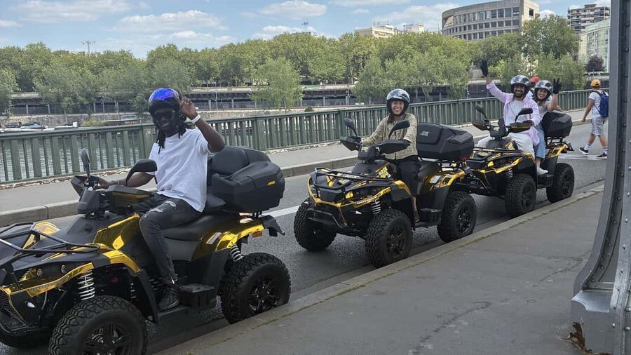 Quad bike ride to discover Parisian monuments - Starting at 15 Rue Frémicourt