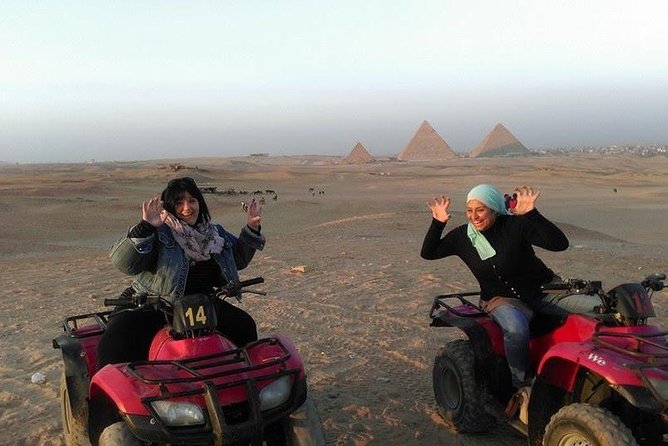 Quad Bike Trip At Desert of Giza Pyramids - What happens at the quad station