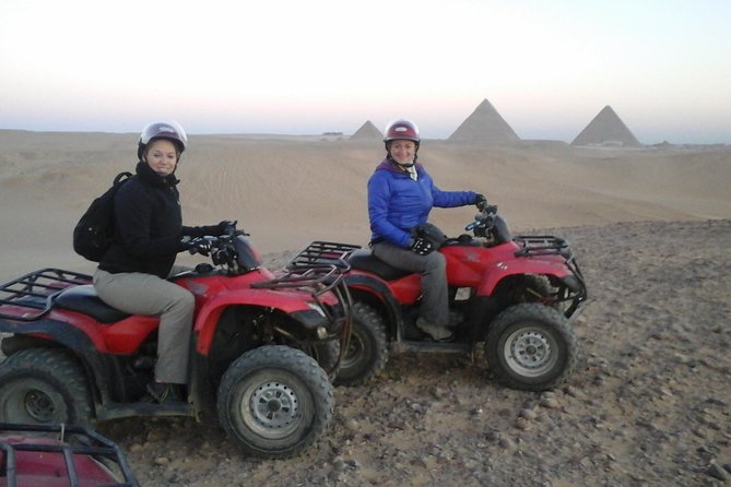 Quad Bike Trip At Desert of Giza Pyramids - The pyramid panorama is the real prize