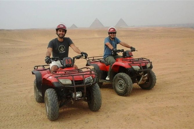 Quad Bike Trip At Desert of Giza Pyramids - Safety is not a small detail