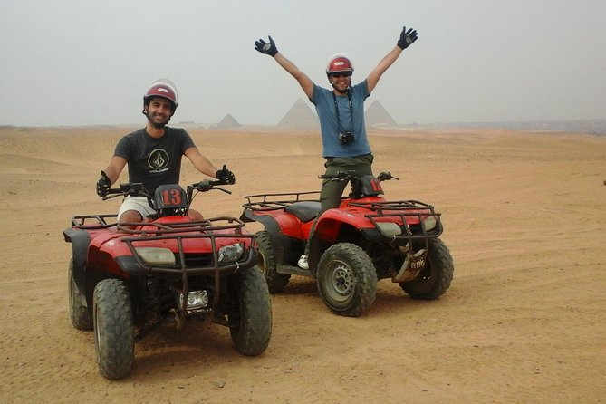 Quad Bike Trip At Desert of Giza Pyramids - Sunrise, midday, or sunset?