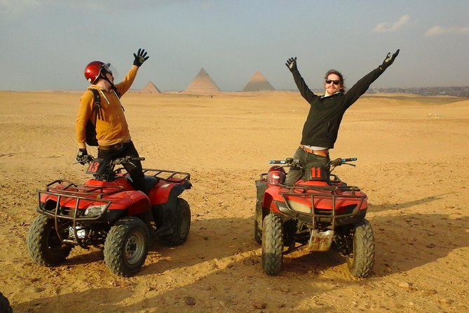 Quad Bike Trip At Desert of Giza Pyramids - Hotel pickup makes a short tour easier