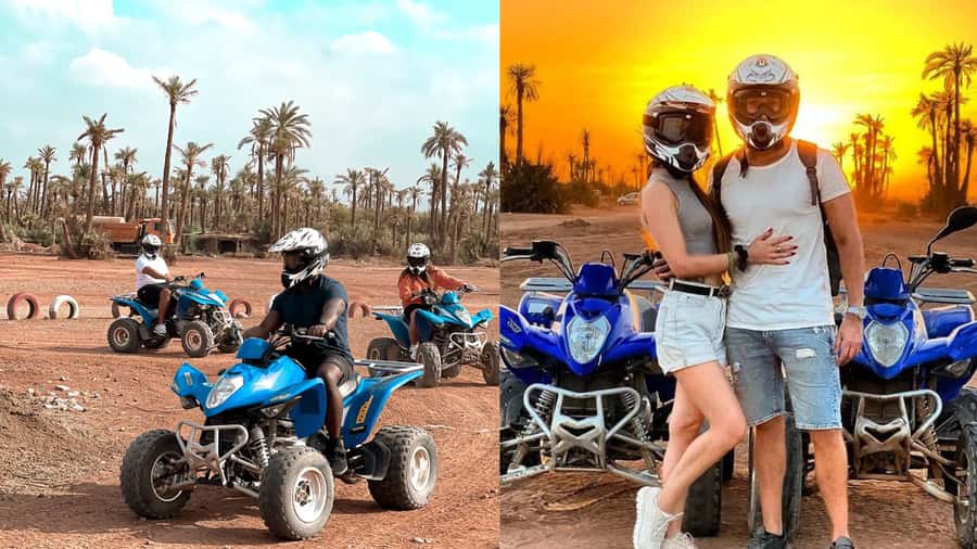 Quad biking adventure in Marrakech - The tea stop adds more than a snack