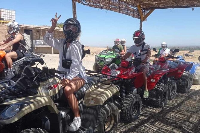Quad Biking Agafay desert - The Atlas Mountain photo stop