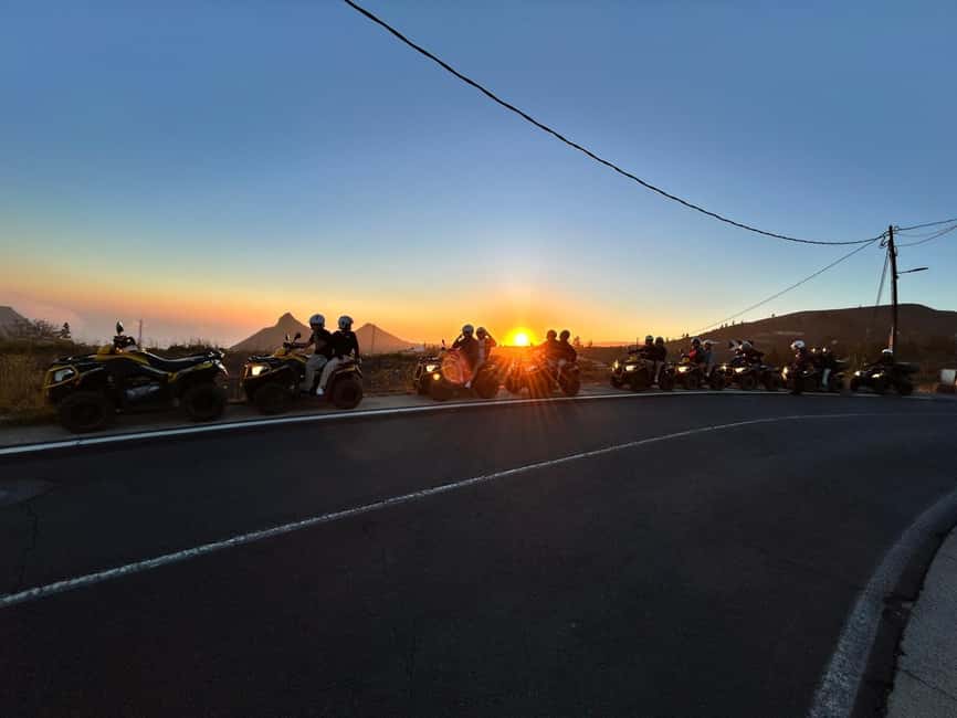 Quad biking at Mount Teide for the sunset - Getting close views of El Teide