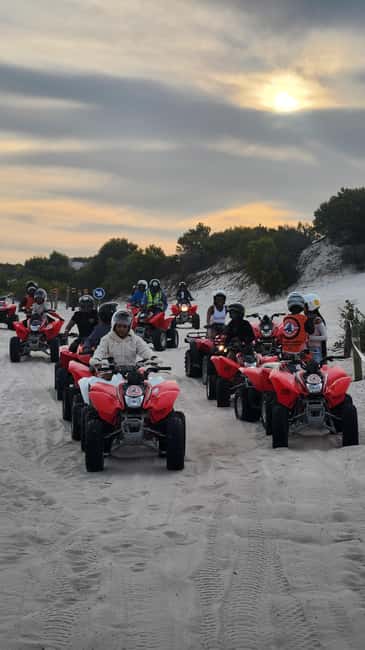 Quad biking Cape Town Atlantis Dunes - The first 10 minutes are your warm-up