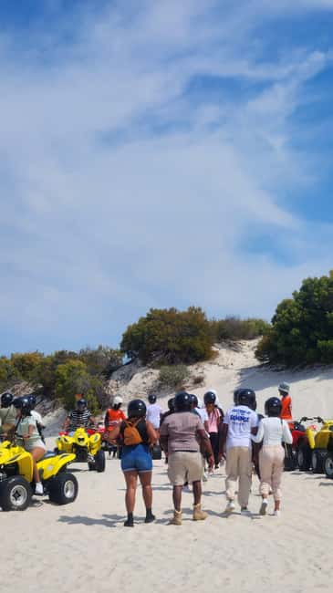 Quad biking Cape Town Atlantis Dunes - The briefing gives beginners time to settle in