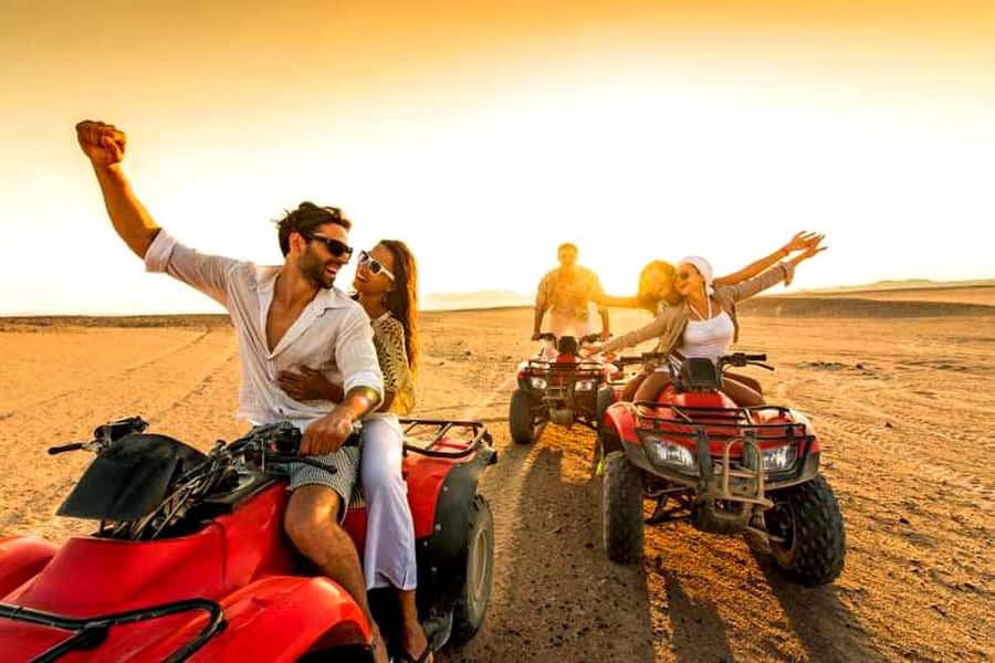 Quad biking in Agafay Desert with lunch & Camel Ride & pool - Leaving Marrakech for Agafay’s open desert