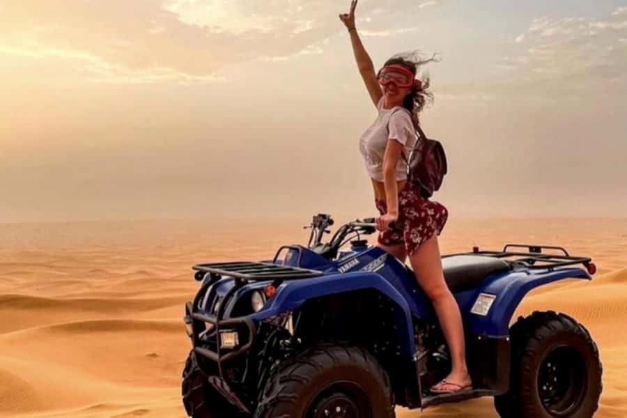 Quad biking in Agafay Desert with lunch & Camel Ride & pool - Your first hour on the quad