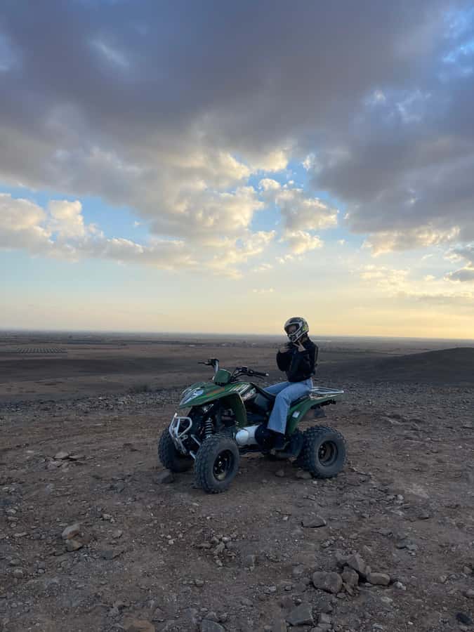 Quad biking in Marrakech's desert palm grove - Is $22 good value for Marrakech?