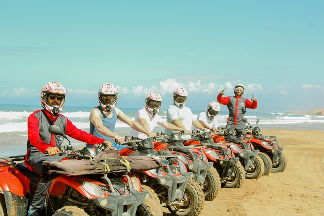 Quad Biking on the Beach and Forest Dunes with Pickup from Agadir - Sidi Toual Beach and the Atlantic ride