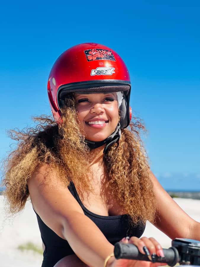 Quad Biking Tour , Atlantis dunes Capetown - The main ride through shifting sand