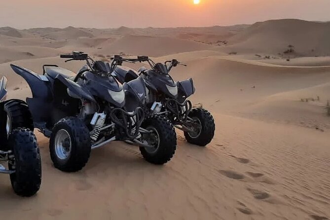 Quad biking tour with or without pick and drop(Abu dhbai ) - Equipment, comfort, and the low-frills side
