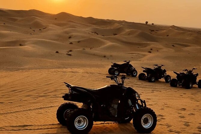 Quad biking tour with or without pick and drop(Abu dhbai ) - The real cost: $100 plus the tax at the riding site