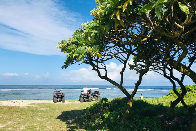 Quad Excursion South Mauritius 35km - The Natural Bridge and volcanic coastline