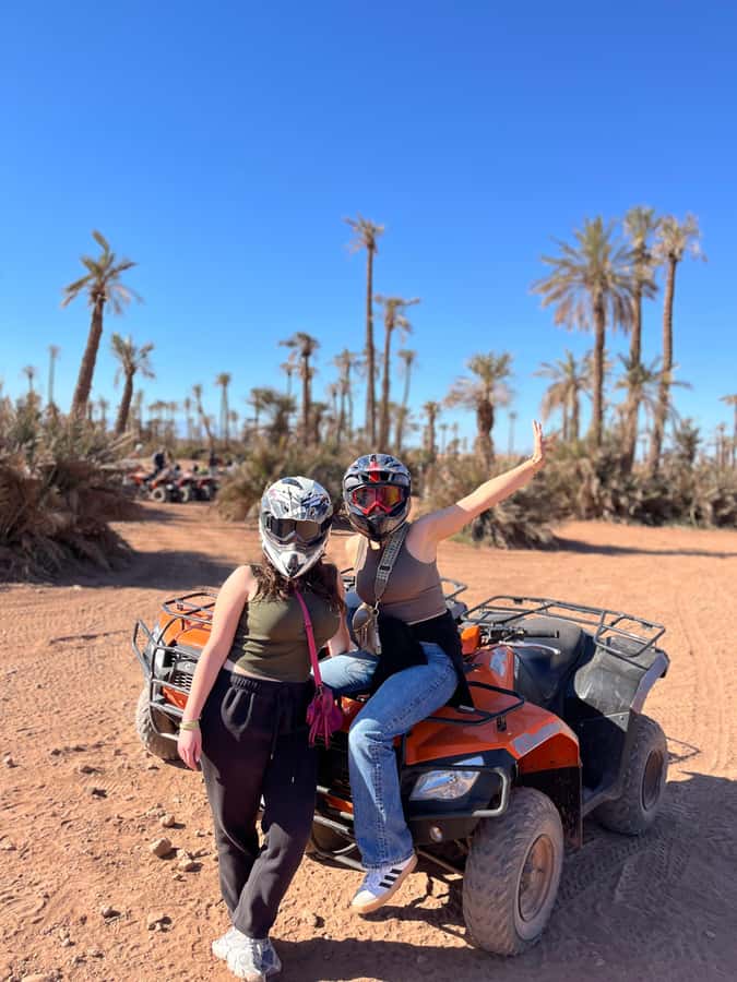 QUAD PALMERAIE MARRAKECH - A practical plan for the day