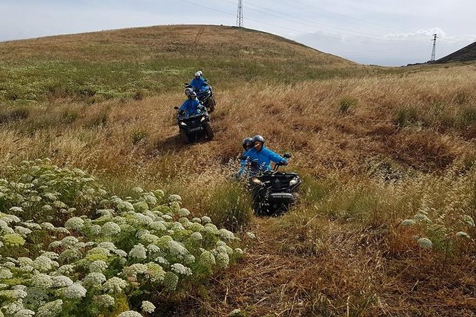 Quad Tour Excursion from the Castle to the Sea - Piana Grande brings the sea into view